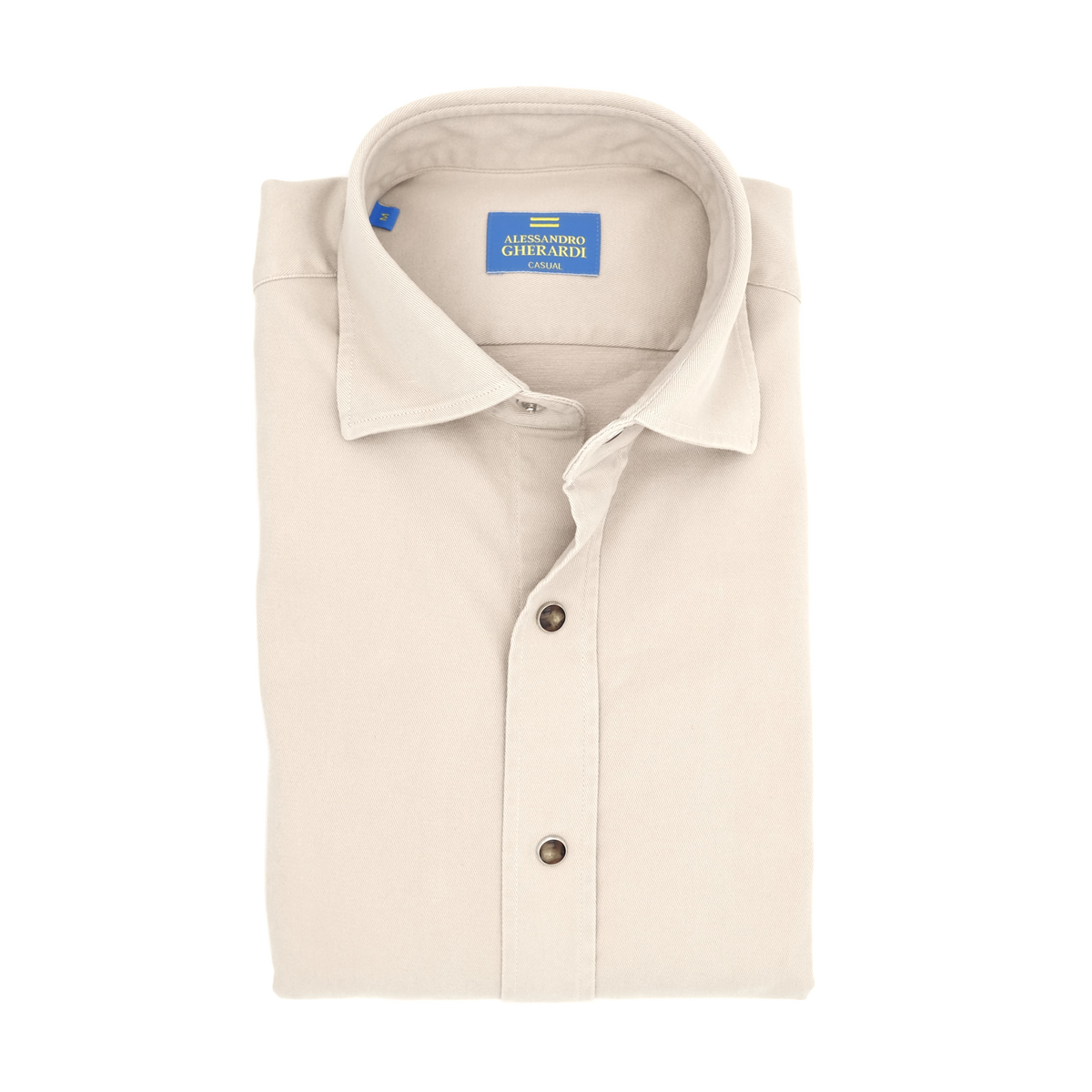 Light GHERARDI – ALESSANDRO Sartorial beige shirt Corner casual