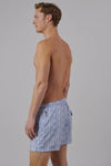 Light blue "Palm pattern" swimwear FEDELI