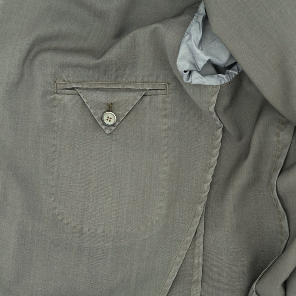 Khaki brown casual suit SANTANIELLO