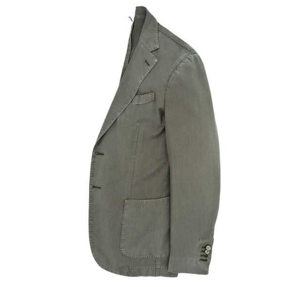 Khaki brown casual suit SANTANIELLO