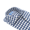 Blue and white "Vichy" casual shirt ALESSANDRO GHERARDI