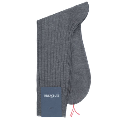 Medium grey mid-calf socks BRESCIANI