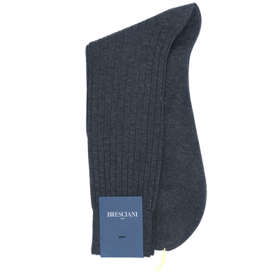 Anthracite mid-calf socks BRESCIANI