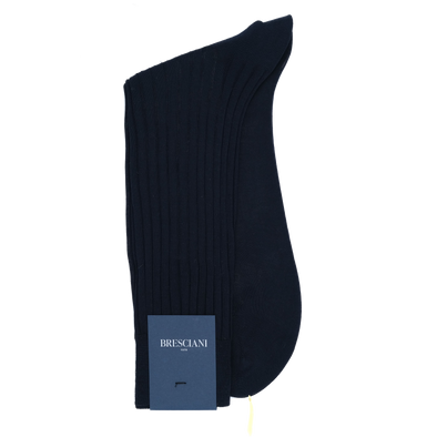 Navy blue mid-calf socks BRESCIANI