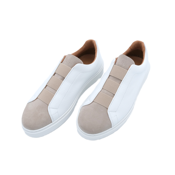 White and ivory sneakers FABIANO RICCI