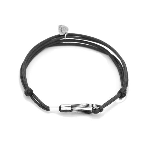 Cord bracelet SING A SONG just me / grey