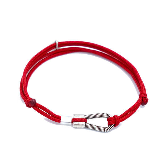 Cord bracelet SING A SONG just me / red