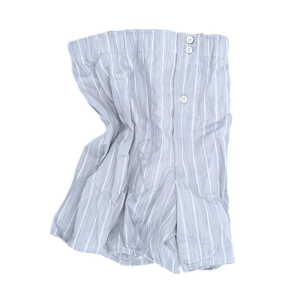 Light grey background and white stripes boxer short ROBERTO RICETTI