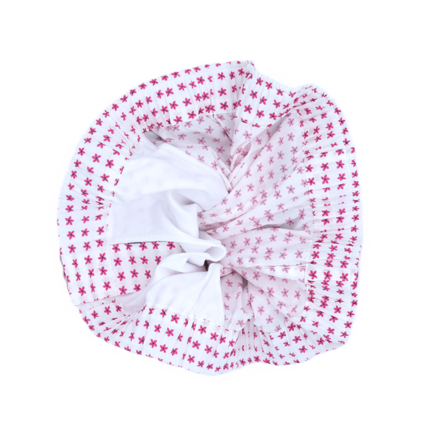 White background with fuchsia flowers boxer short ROBERTO RICETTI