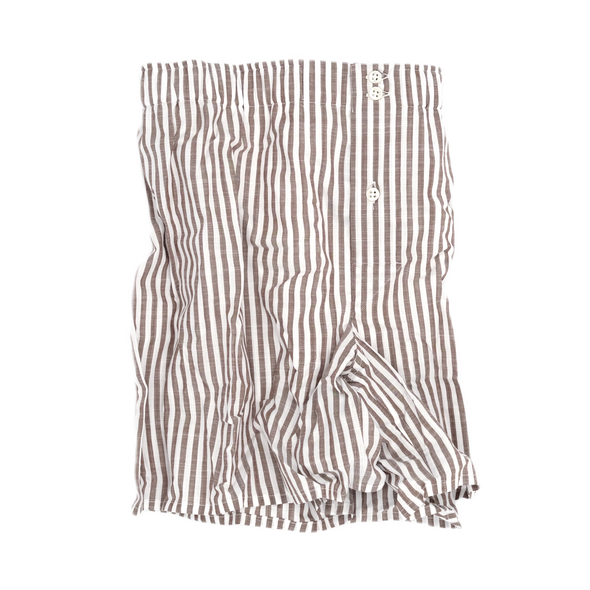 White background with brown stripes boxer short ROBERTO RICETTI