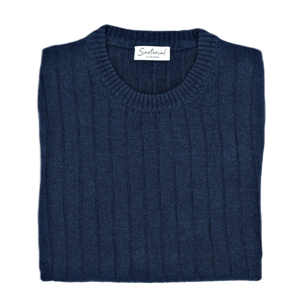 Navy blue t-shirt GRAN SASSO for Sartorial Corner