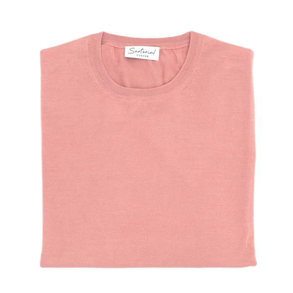 Powder pink t-shirt GRAN SASSO for Sartorial Corner