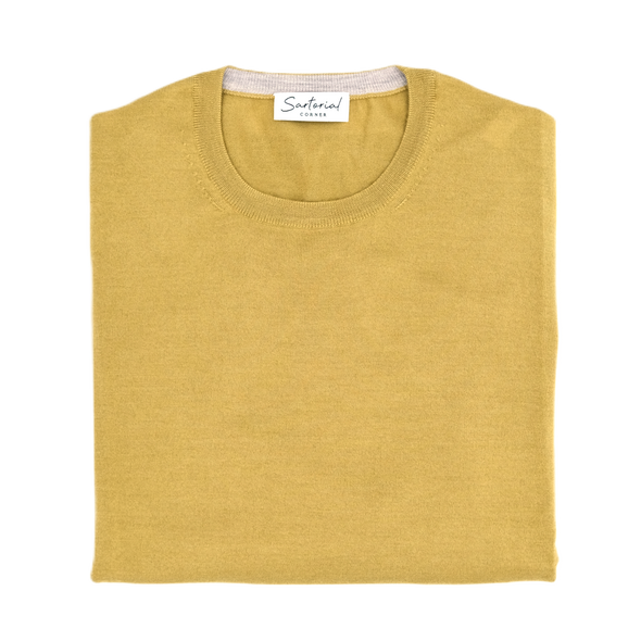 Curry t-shirt GRAN SASSO for Sartorial Corner