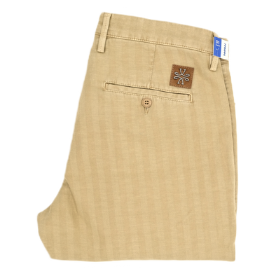 Beige herringbone chino "Bobby" JACOB COHEN 4002/D64