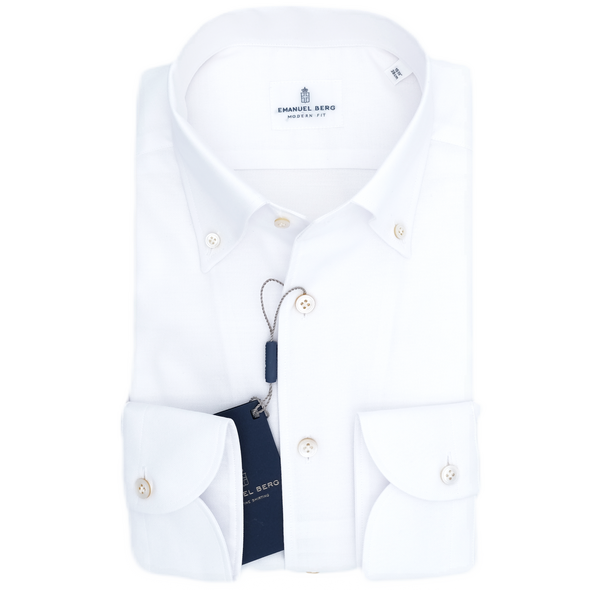White classic "oxford" shirt EMANUEL BERG
