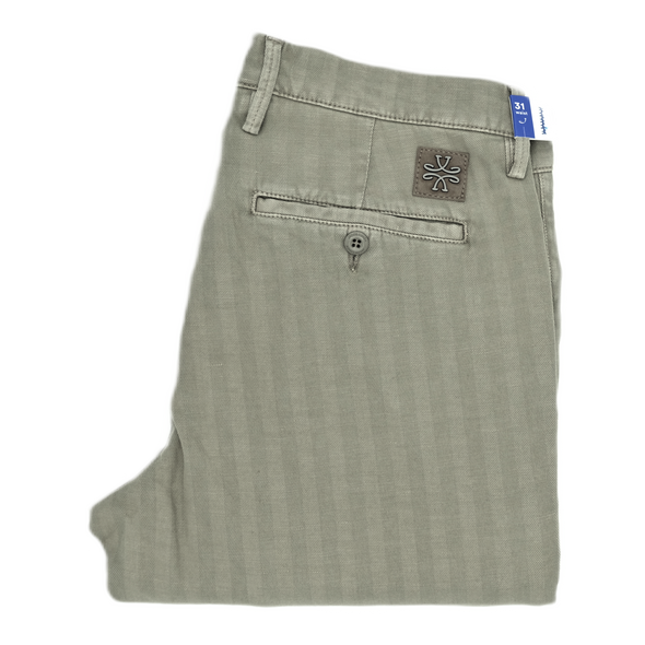 Kaki herringbone chino "bobby" JACOB COHEN 4002/B75