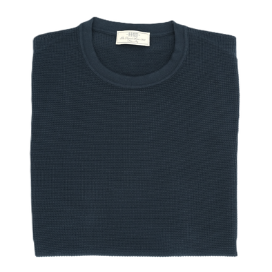 "Embossed patterns" navy blue t-shirt AB KOST