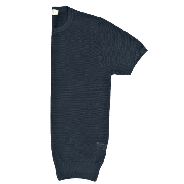 "Embossed patterns" navy blue t-shirt AB KOST