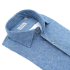 Mid blue "Fluid evolution" casual shirt ORIAN