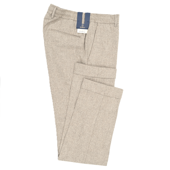 Beige flanel sport trouser SANTANIELLO