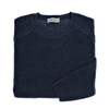 Navy blue round neck sweater FERRANTE