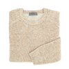 Light beige round neck sweater FERRANTE