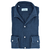 Denim blue classic shirt ALESSANDRO GHERARDI