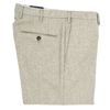 Light beige flanel classic trouser INCOTEX 39/1721B/410