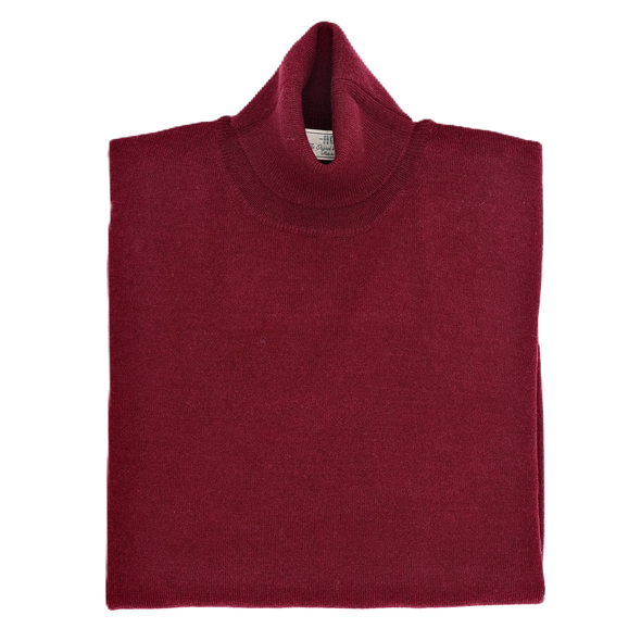 Burgundy turtle neck sweater AB KOST