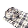 Beige and dark blue check patterns casual shirt ALESSANDRO GHERARDI