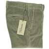 Green "corduroy" chino INCOTEX 4687A/743