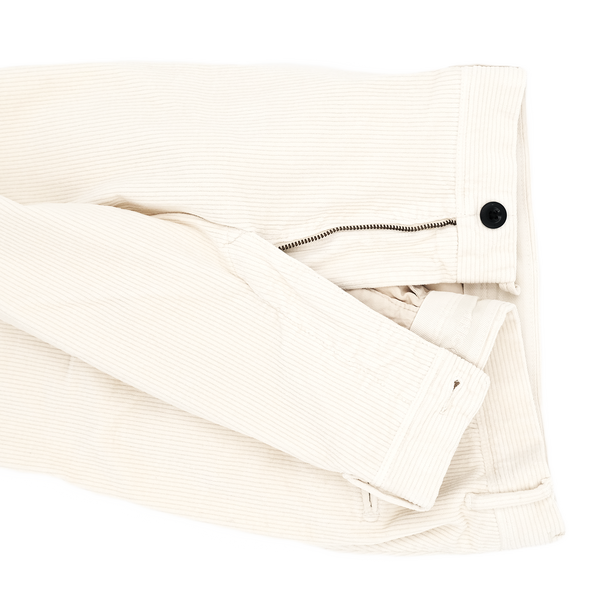 White "corduroy" chino INCOTEX 4687A/031