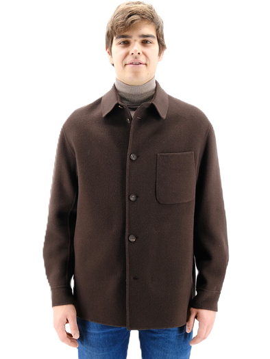 Dark brown "overshirt" sport jacket HEVO