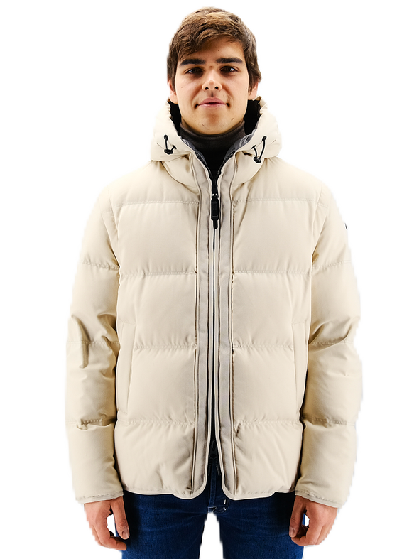 Vanilla "Kiro" hooded down jacket DUNO