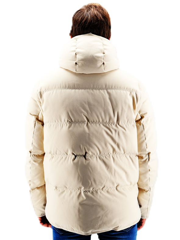 Vanilla "Kiro" hooded down jacket DUNO