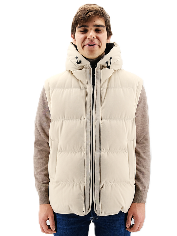 Vanilla "Kiro" hooded down jacket DUNO