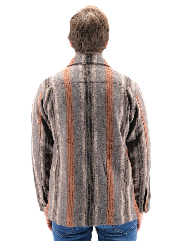 Multicoloured "autumn stripes overshirt " sport jacket  SUNHOUSE