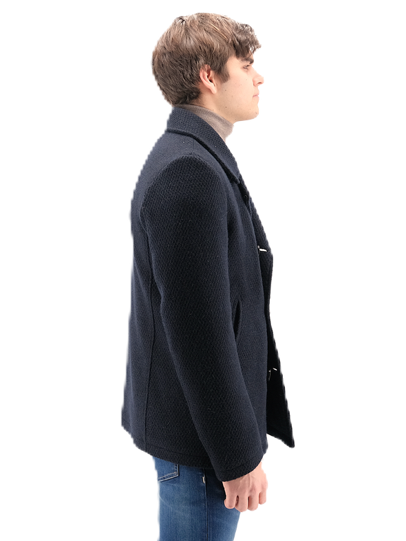 Night blue double-breasted jacket GMS75