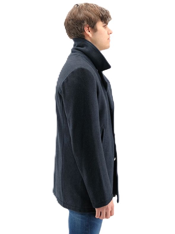 Dark blue double-breasted jacket GMS75