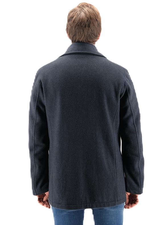 Dark blue double-breasted jacket GMS75