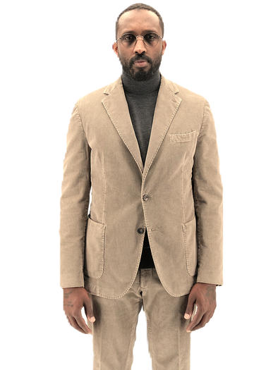 Moka latte casual suit SANTANIELLO