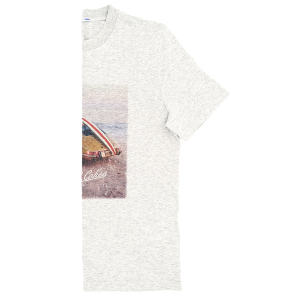 Light grey "Surf and fun" casual t-shirt JACOB COHEN