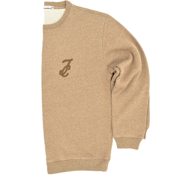 Sand beige round neck sweater JACOB COHEN