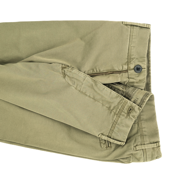 Military green "slacks" chino INCOTEX 9664A/712