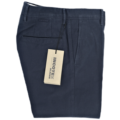 Navy blue chino INCOTEX 9822A/825