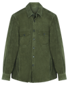 Dark green "overshirt" sport jacket NO CLOCK