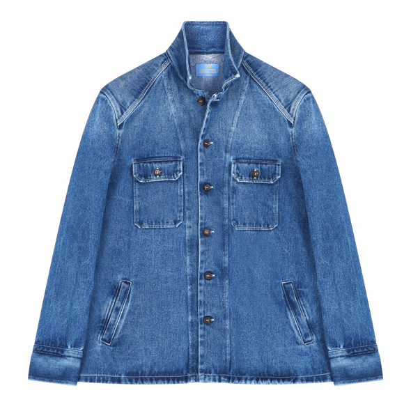 Blue denim sport Jacket ALESSANDRO GHERARDI