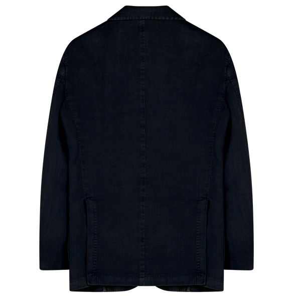 Night "washed" blue sport Jacket SANTANIELLO