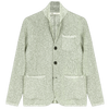 Mottled green knitted jacket MAURIZIO BALDASSARI