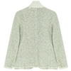 Mottled green knitted jacket MAURIZIO BALDASSARI